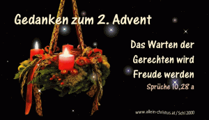 Spr&uuml;che 10,28 a - Das Warten der Gerechten wird Freude werden.