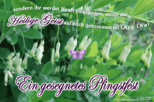 Apostelgeschichte 1,8 a - sondern ihr werdet Kraft empfangen, wenn der Heilige Geist auf euch gekommen ist